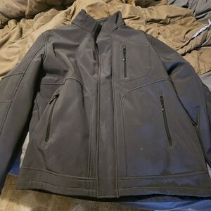 Hawke & Co. Pro Series Outerwear Performance Soft Shell Zip Front Jacket Sz L